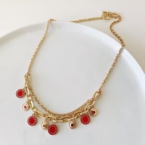Marc Jacobs red charm necklace